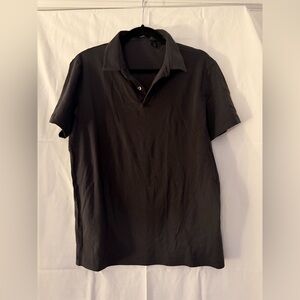 Theory Black Men's Polo Shirt. Sz. L.